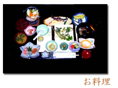 名剣温泉のお料理